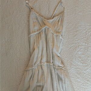 Hollister White Maxi Dress